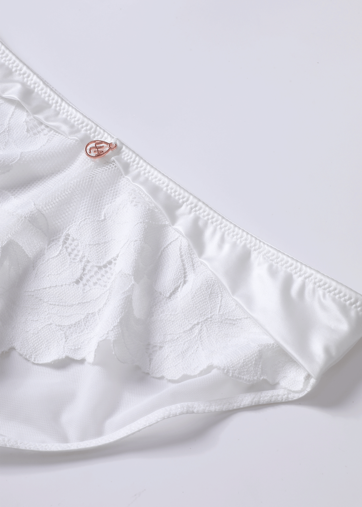 ZILLAH Sexy White Lace Brief Panties