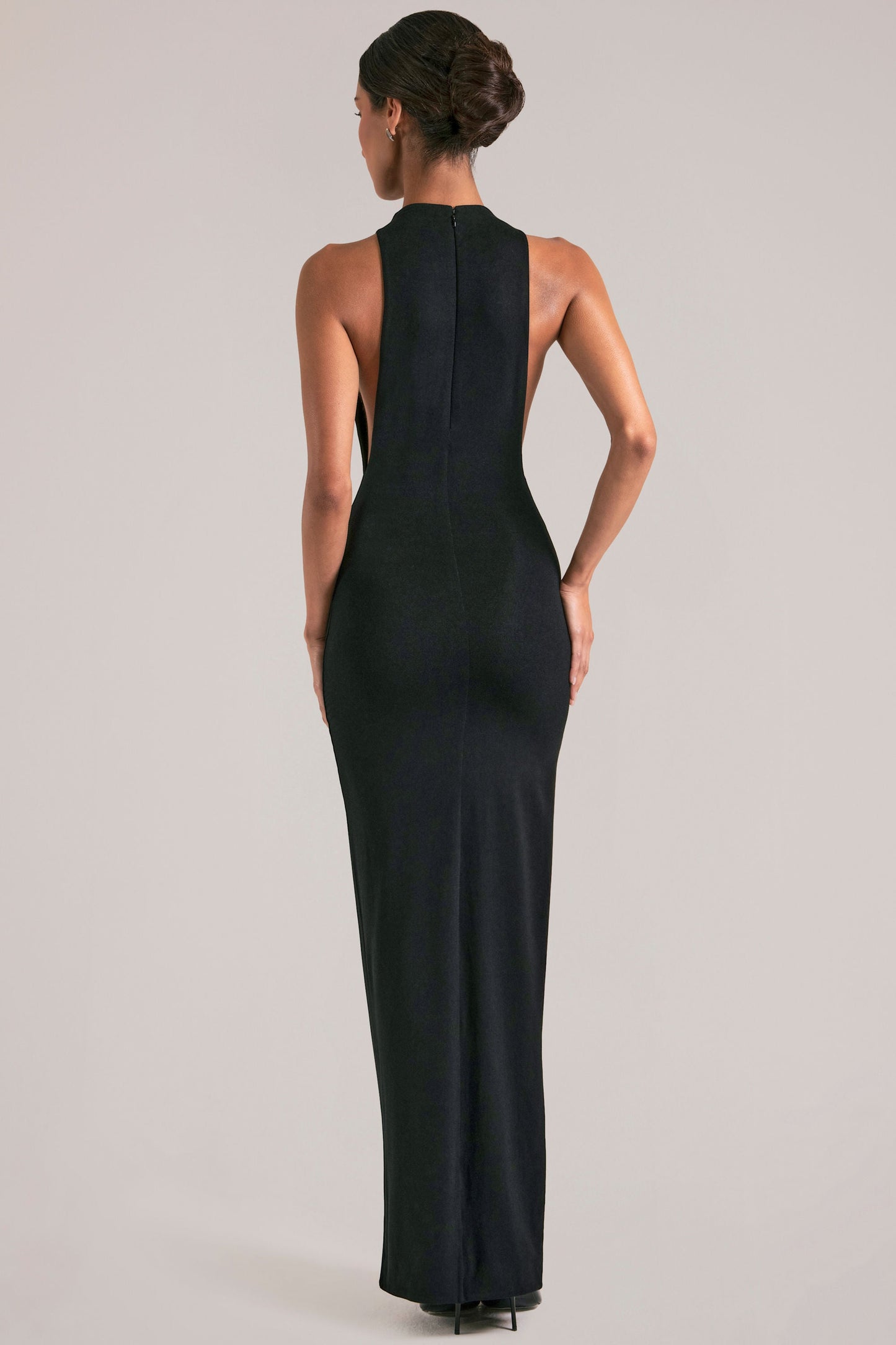 Sleeveless Maxi Dress  in Black