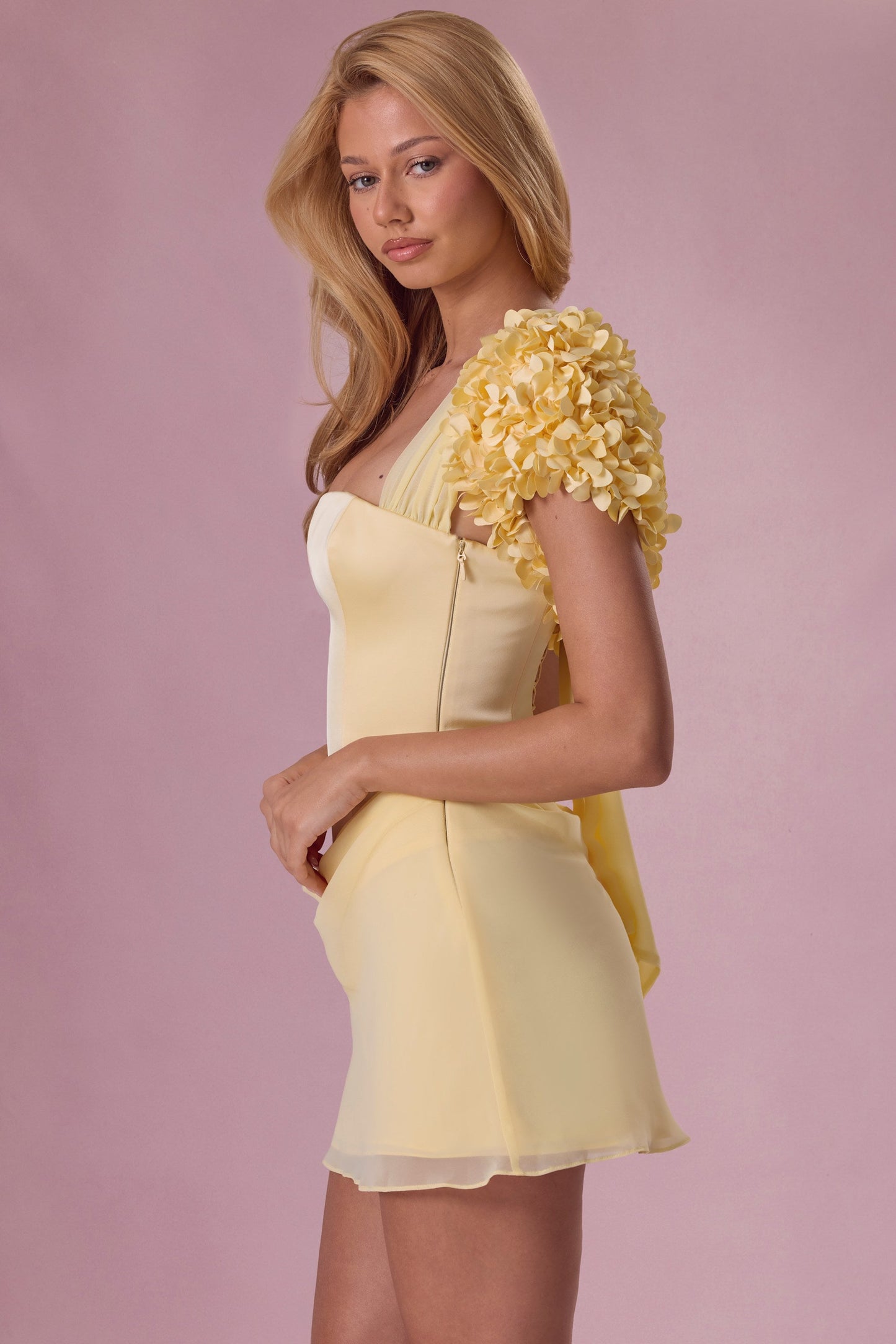 Cropped Bolero  in Butter Yellow
