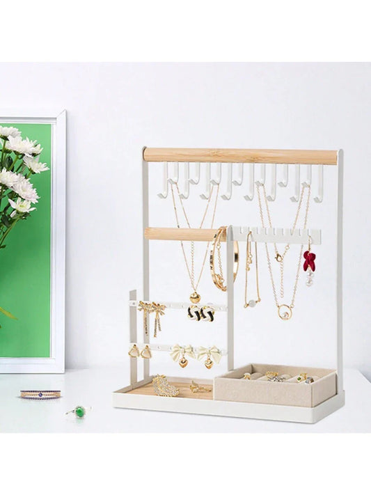 1pc Jewelry Organizer Include Velvet Ring Case