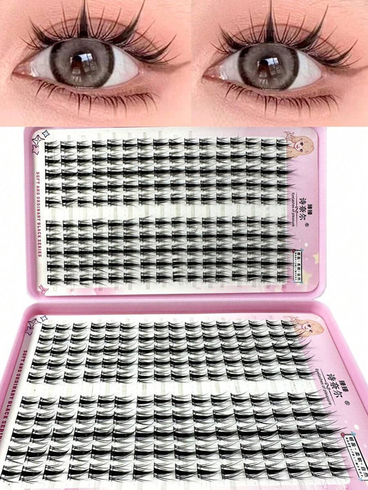 32pcs/10pcs C-Curl Flirty Fairy False Eyelash Clusters