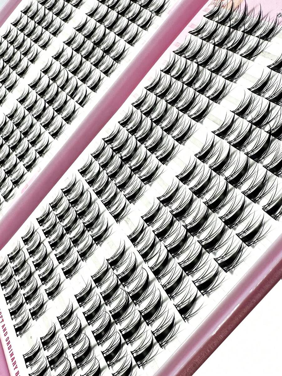 32pcs/10pcs C-Curl Flirty Fairy False Eyelash Clusters