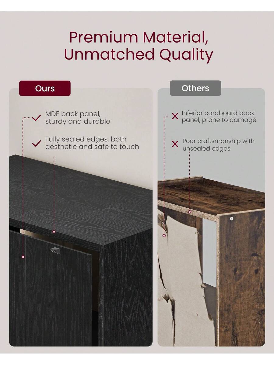 VASAGLE Bookshelf, 6-Tier Bookcase