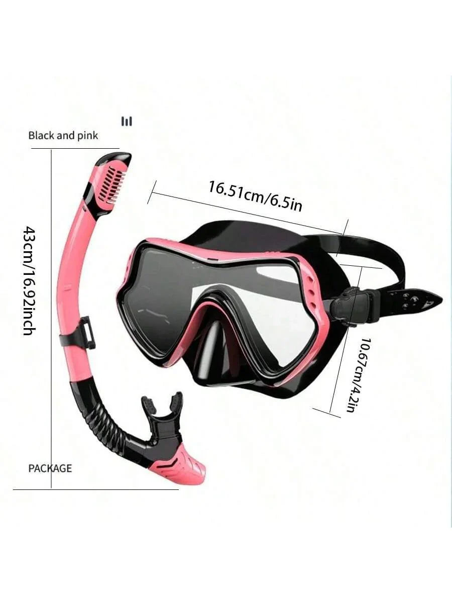 1 Set Adult Snorkeling Equipment, Full Face Snorkel Mask