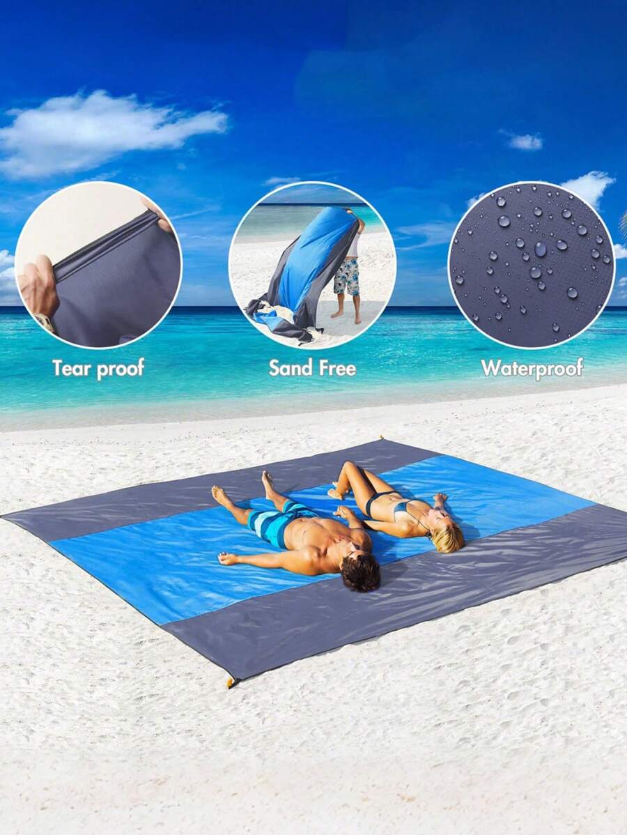 1PC Extra Large Beach Blanket 79x83 Inch