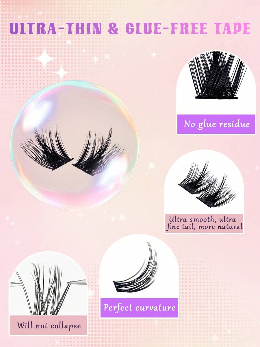 MEM Eyelash Extension Kit, DIY Eyelash Extension Set
