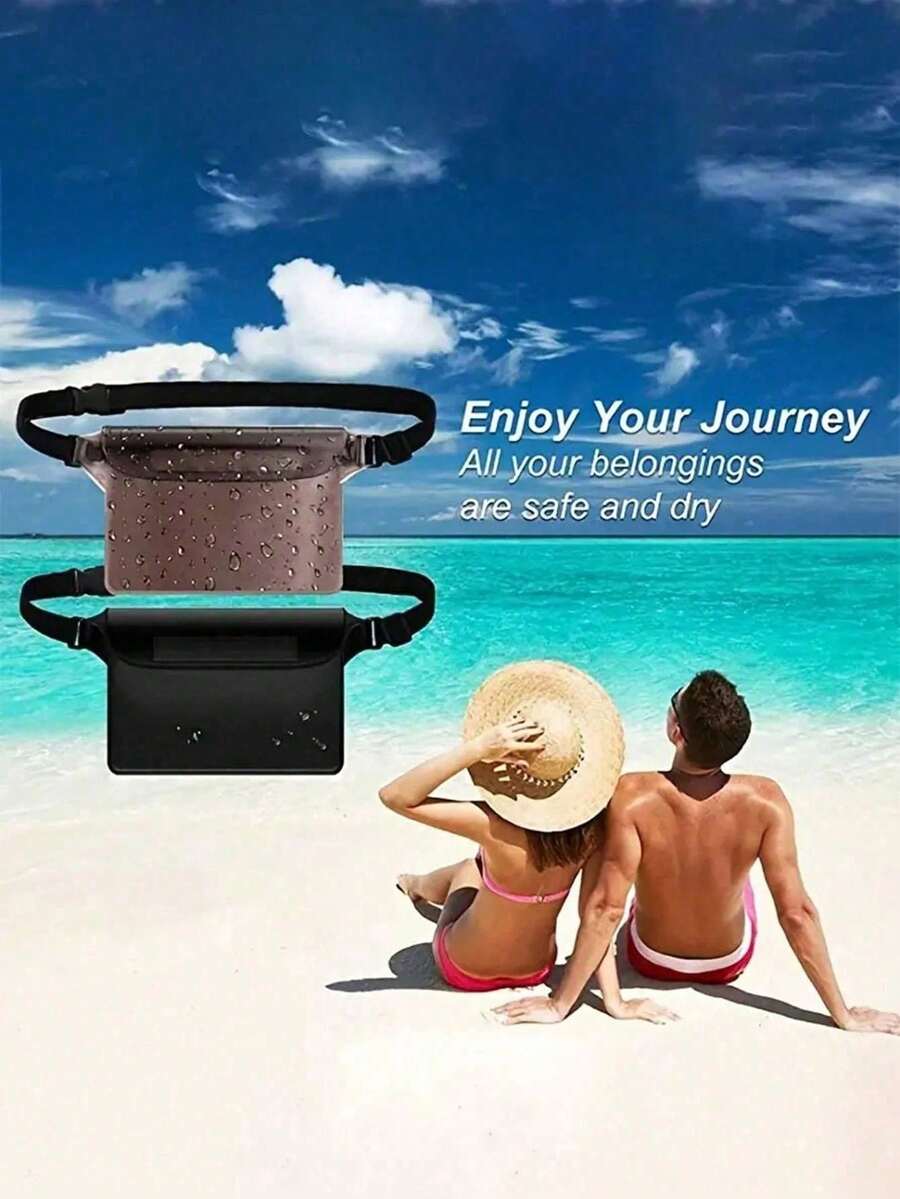 PVC Waterproof Beach Bag, Large Capacity Phone Bag