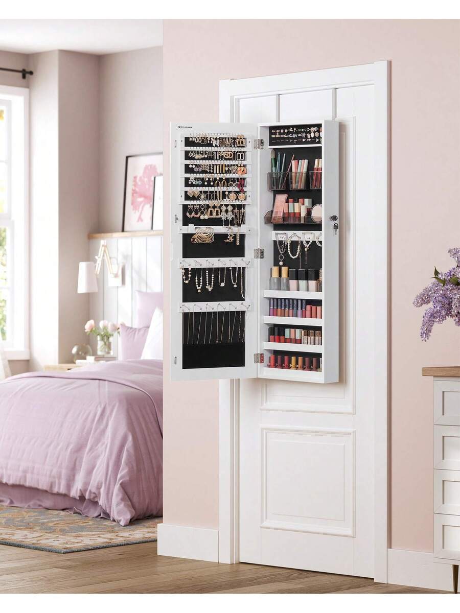 SONGMICS Mirror Jewelry Cabinet