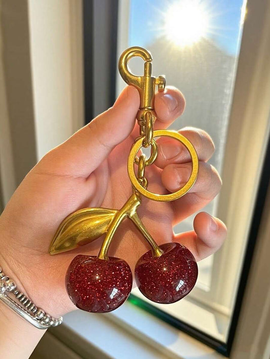 1pc Unique Shiny Cherry Shaped Pendant