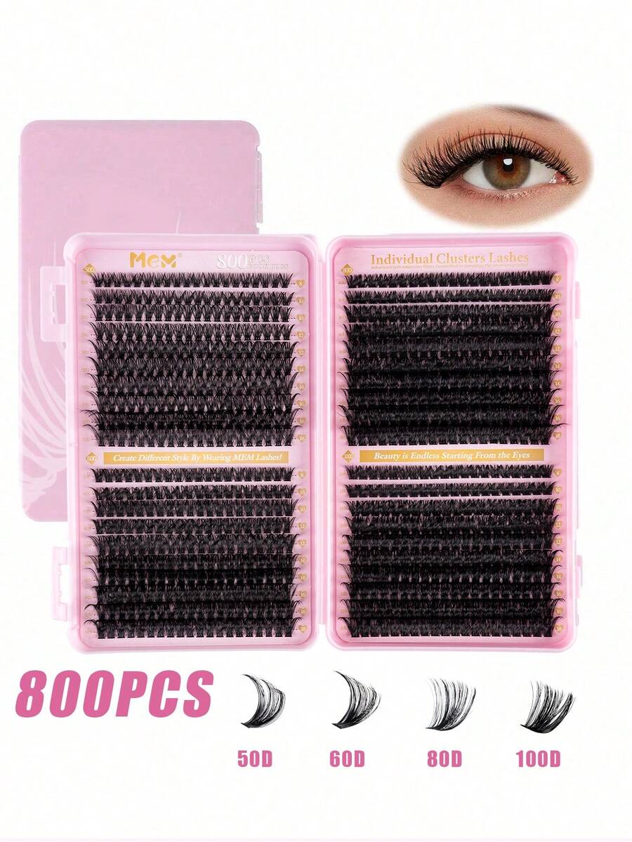 MEM Eyelash Extension Kit, DIY Eyelash Extension Set