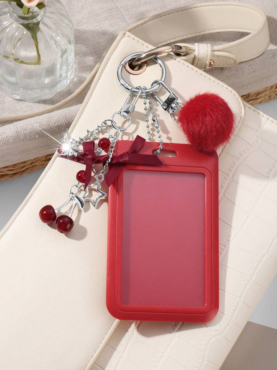 ROMWE Kawaii 1 College Style Red Card Cover