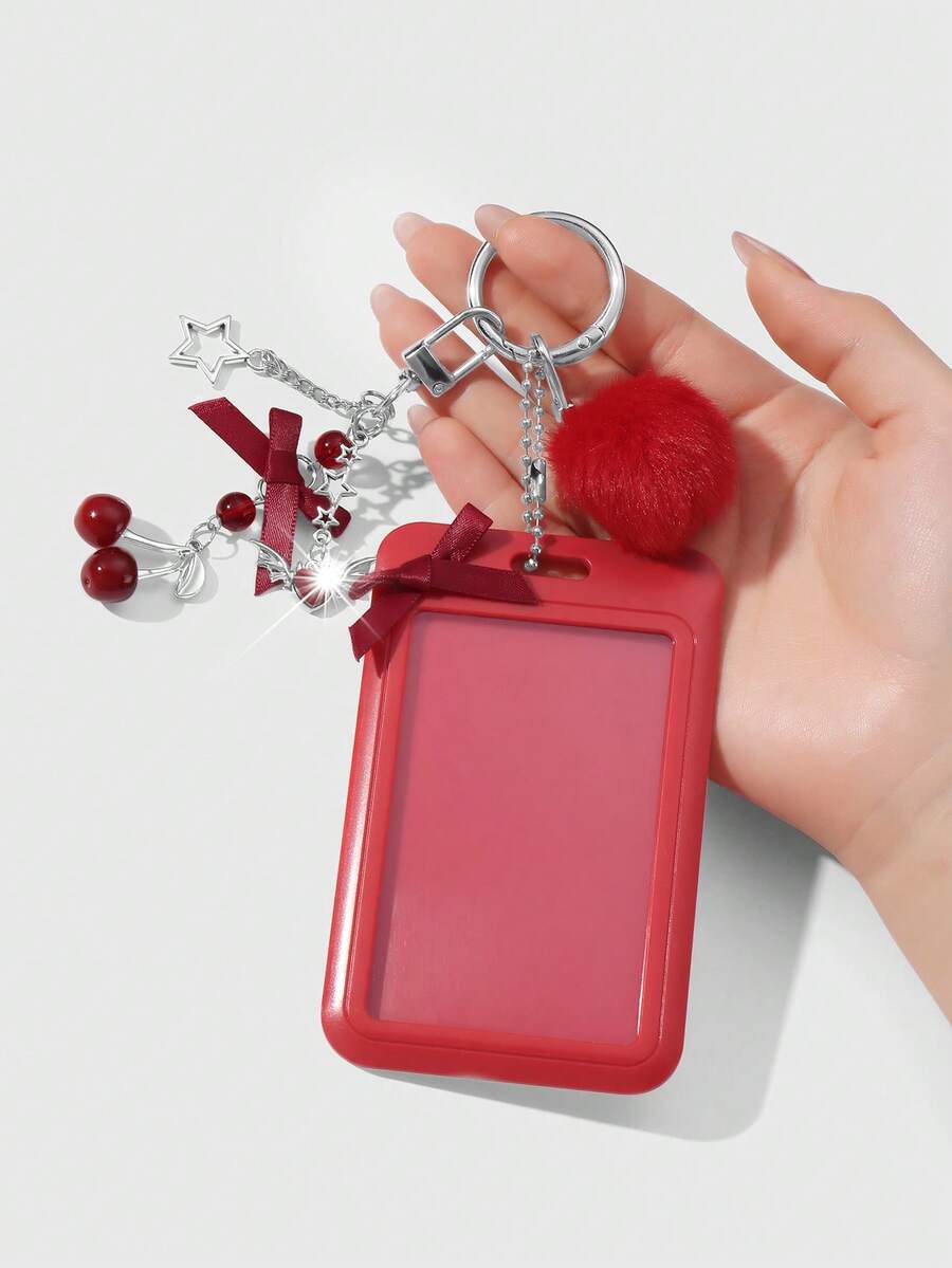 ROMWE Kawaii 1 College Style Red Card Cover