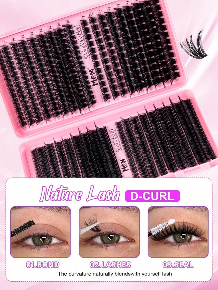 MEM Eyelash Extension Kit, DIY Eyelash Extension Set