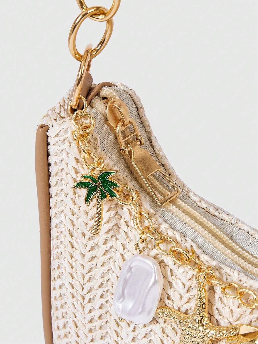 Viva Strut Summer Seaside Vacation Straw Bag