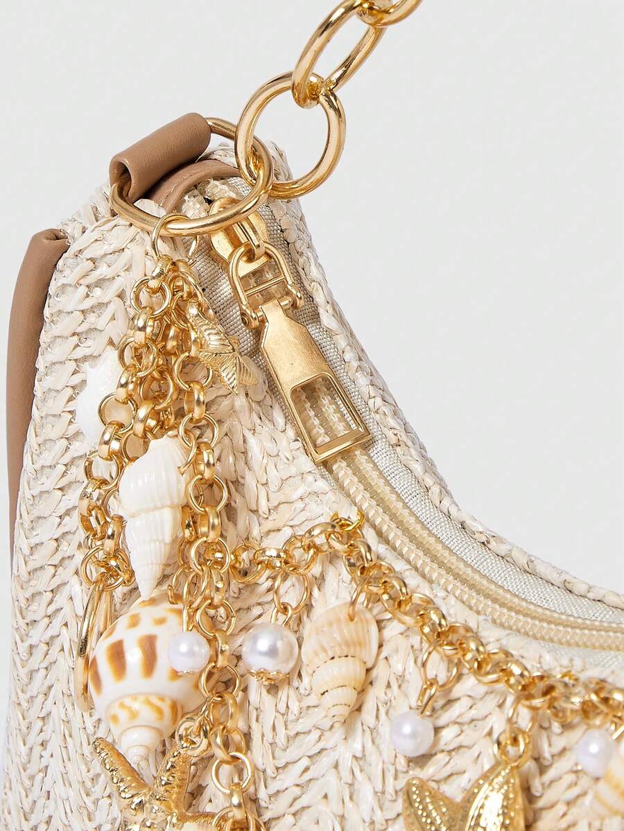 Viva Strut Summer Seaside Vacation Straw Bag