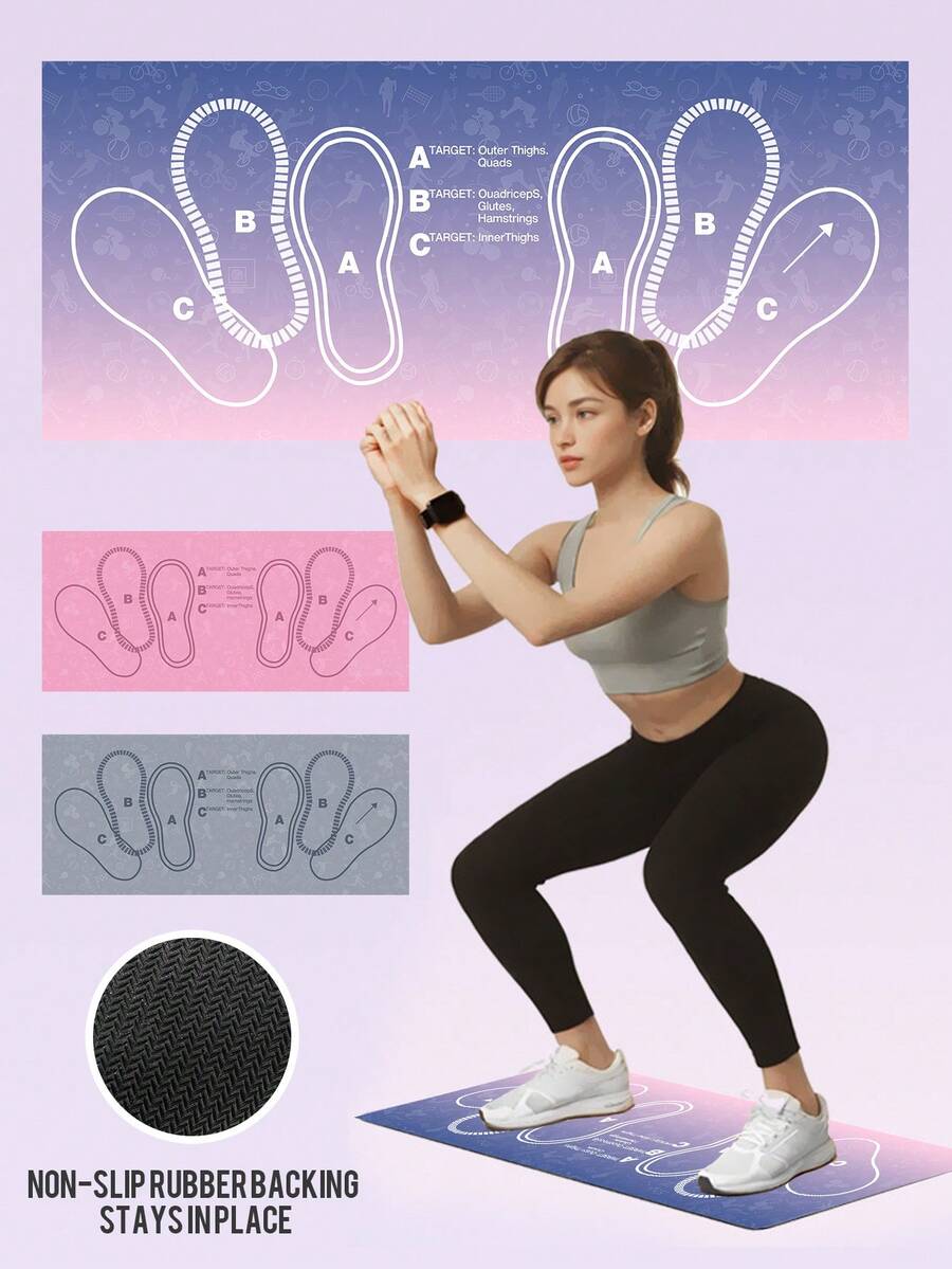 1000GSM High Density Silicone Yoga Mat