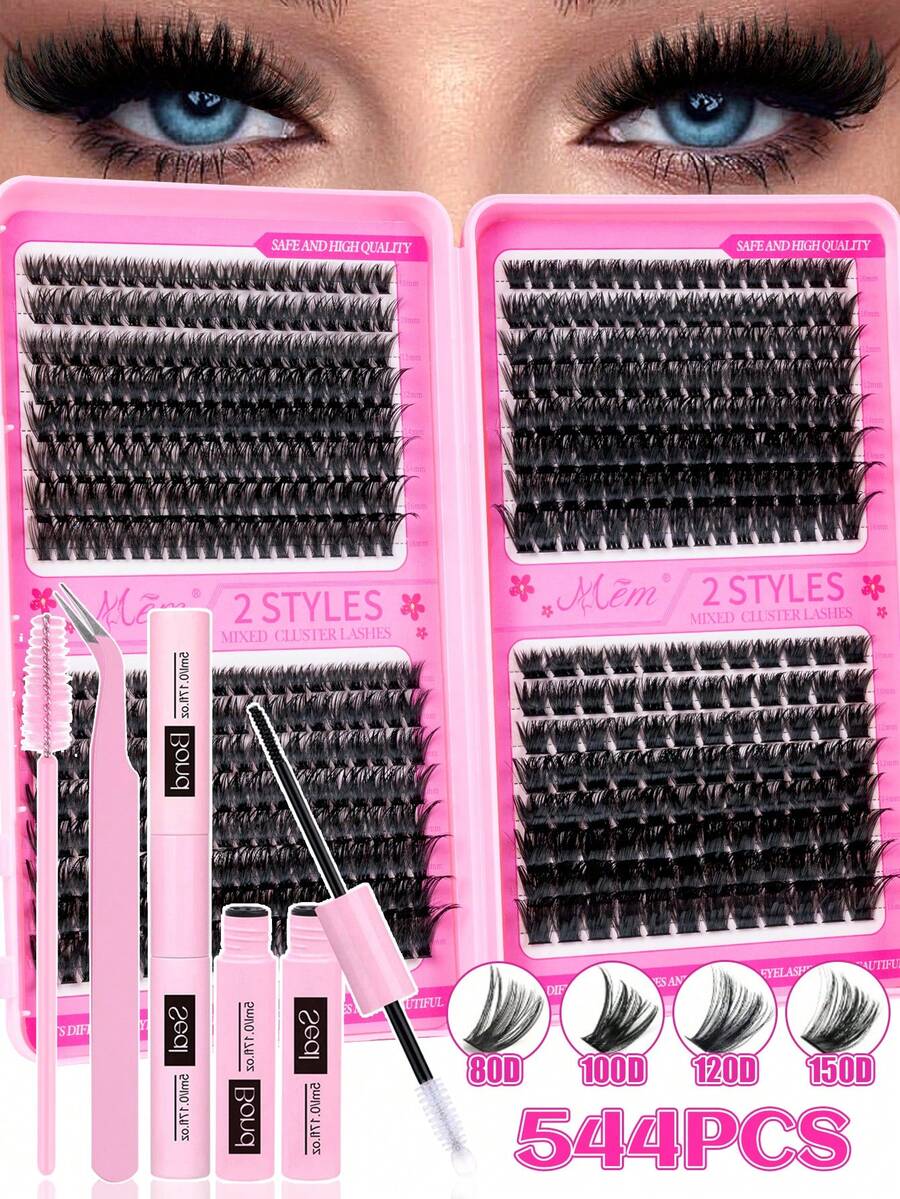 MEM Eyelash Extension Kit, DIY Eyelash Extension Set