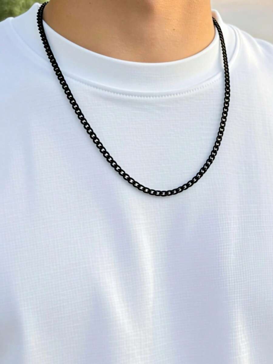 Fashion Men's Lock Chain Necklace