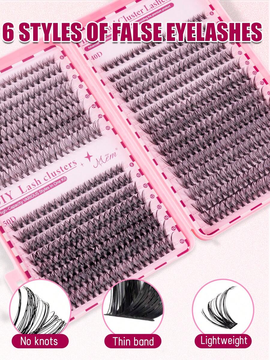 MEM Eyelash Extension Kit, DIY Eyelash Extension Set