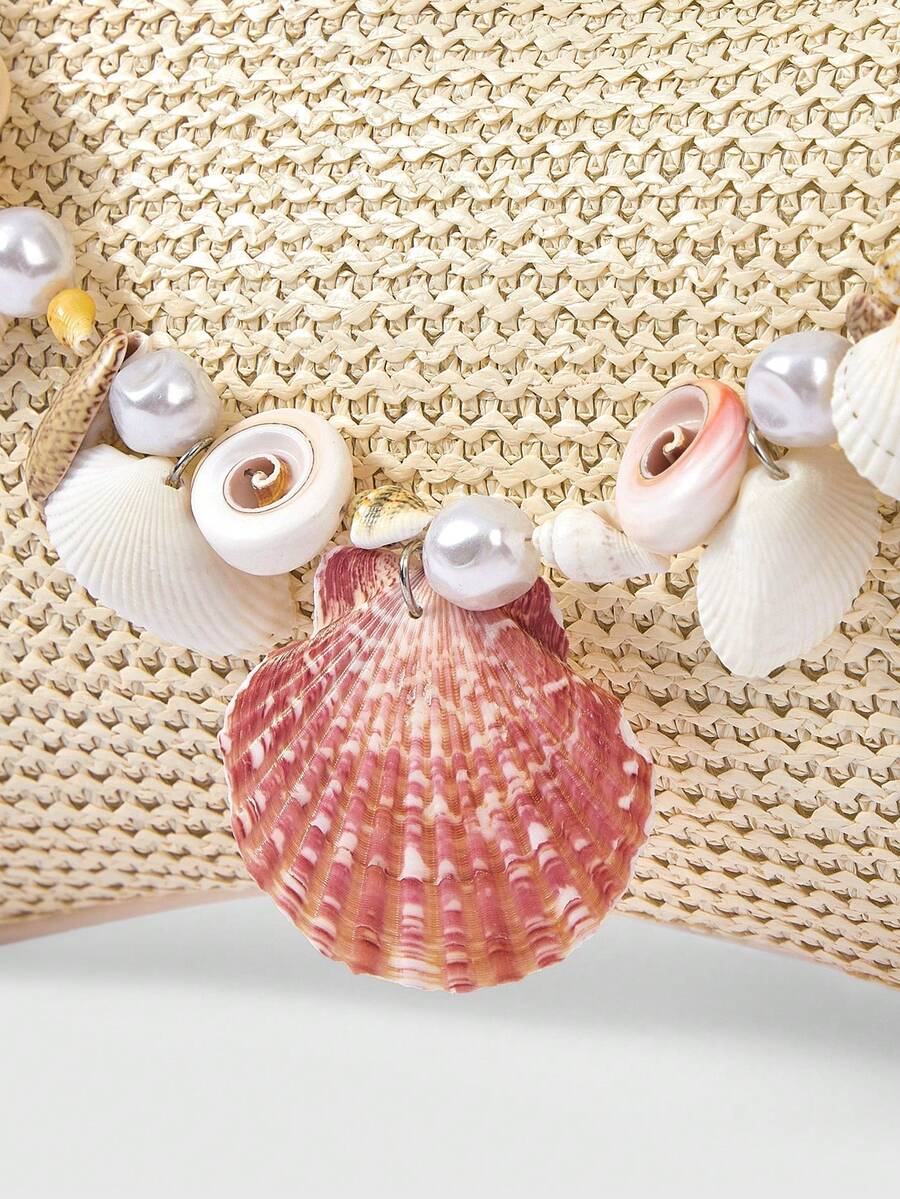 Viva Strut Summer Seaside Vacation Straw Bag