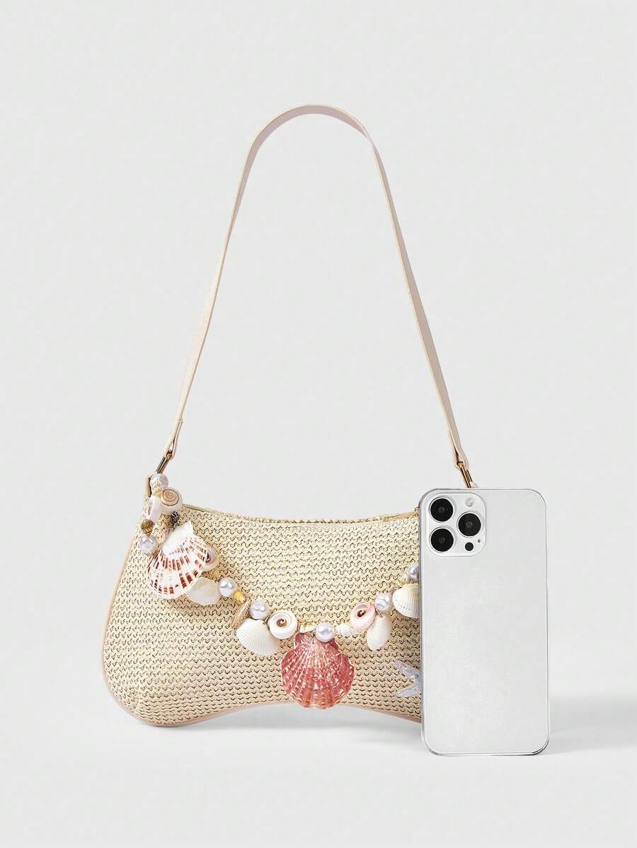 Viva Strut Summer Seaside Vacation Straw Bag