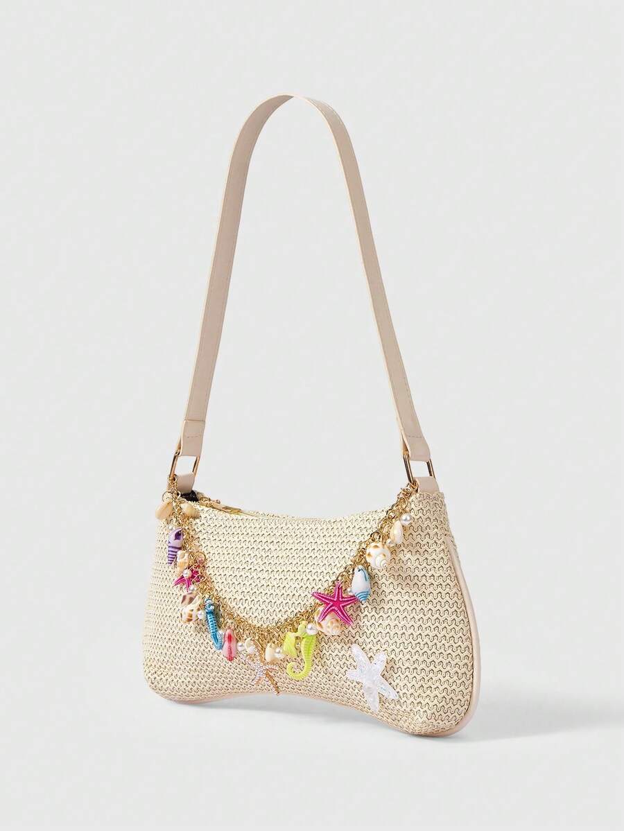 Viva Strut Summer Seaside Vacation Straw Bag