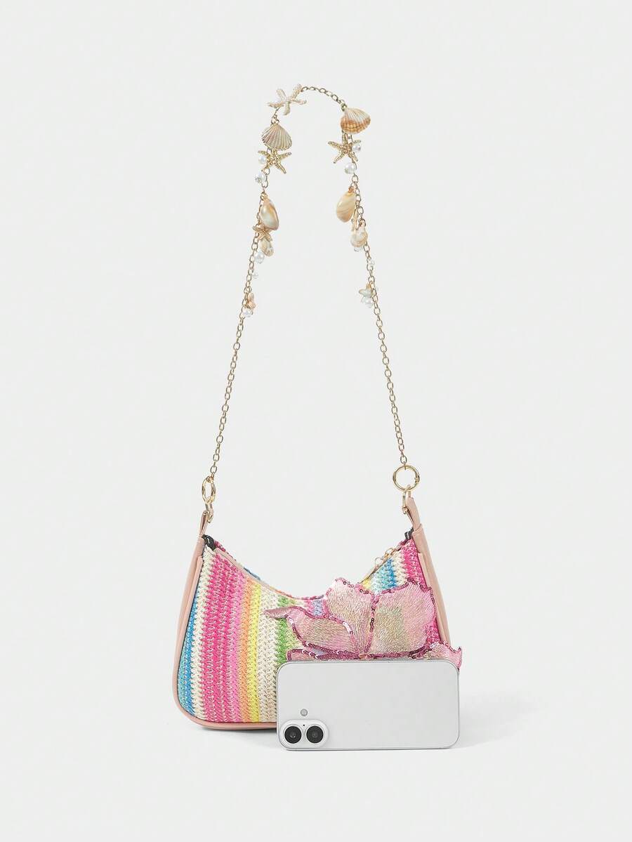 Viva Strut Summer Seaside Vacation Straw Bag