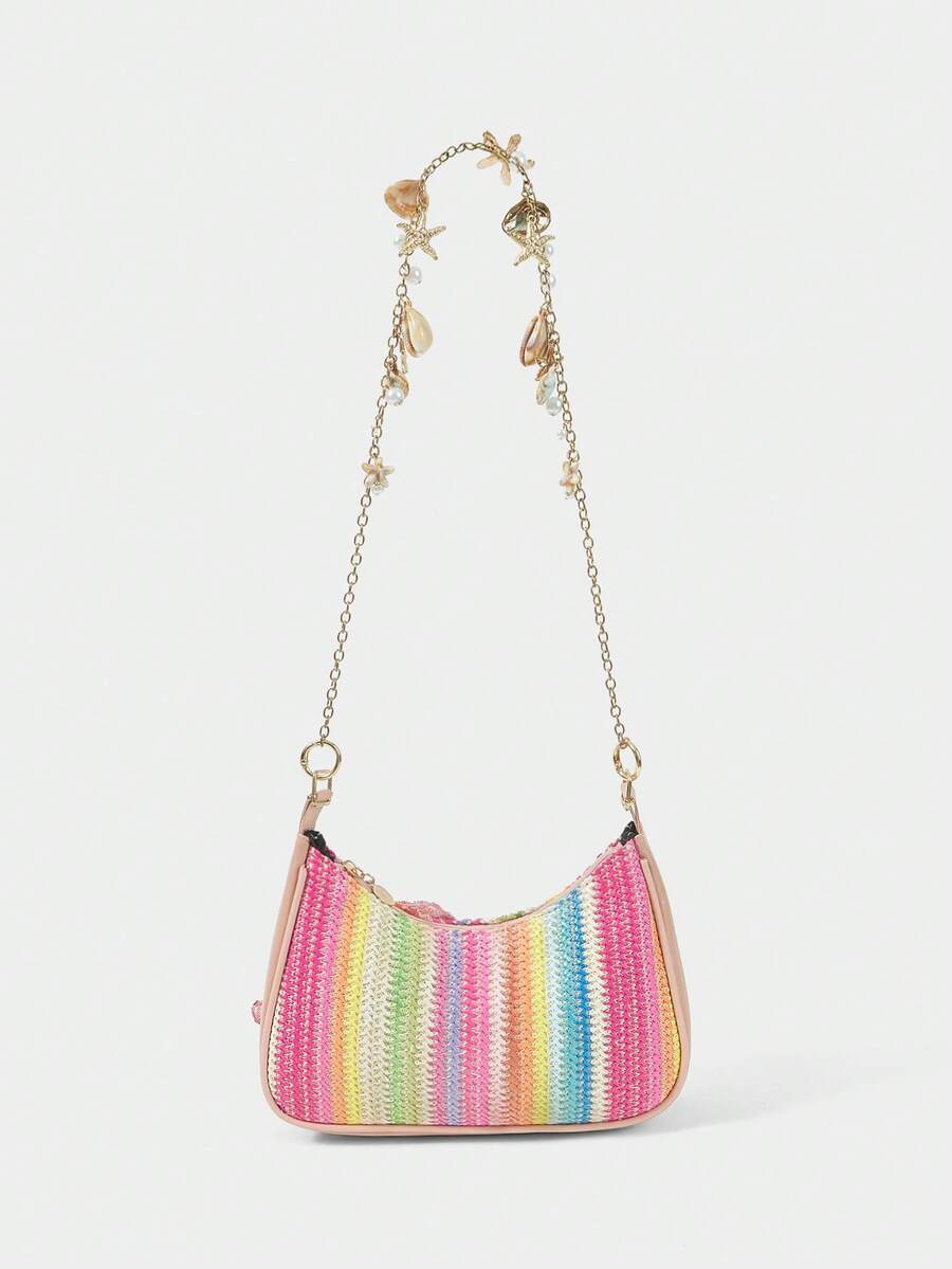 Viva Strut Summer Seaside Vacation Straw Bag