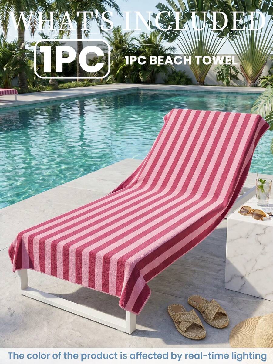 Printed Beach Towel, Summer Fruit Pattern Swimwear