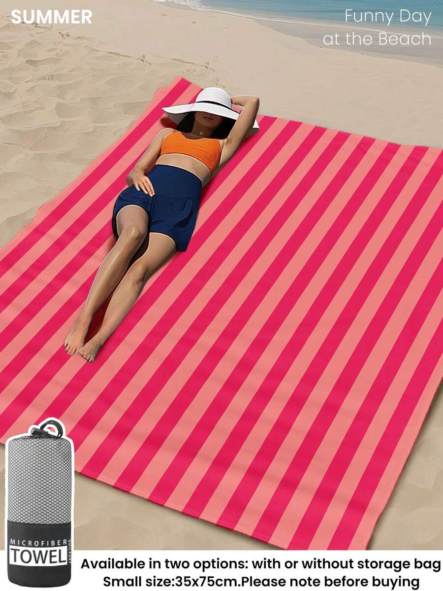 Printed Beach Towel, Summer Fruit Pattern Swimwear