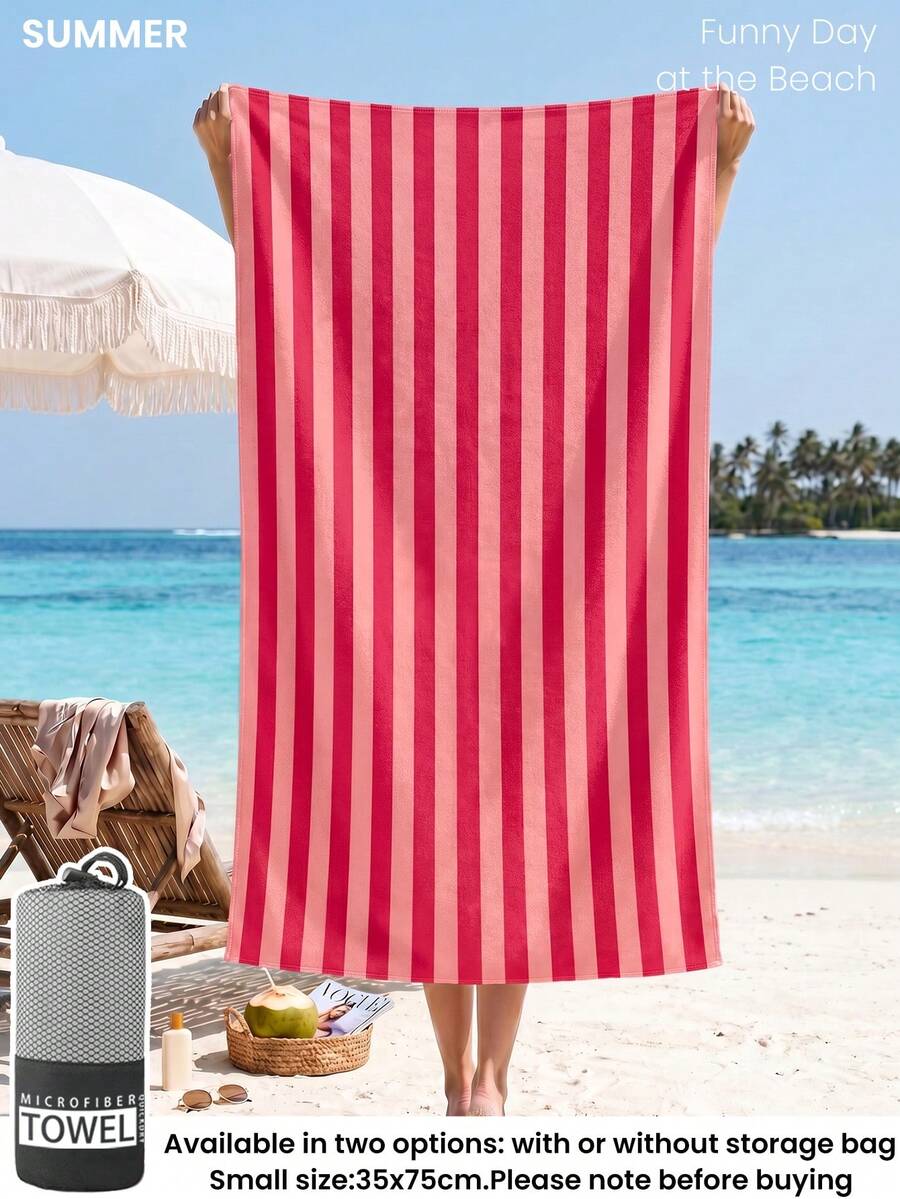 Printed Beach Towel, Summer Fruit Pattern Swimwear