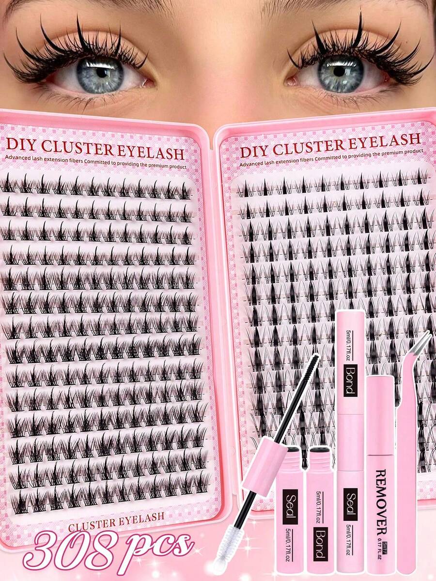 MEM Eyelash Extension Kit, DIY Eyelash Extension Set