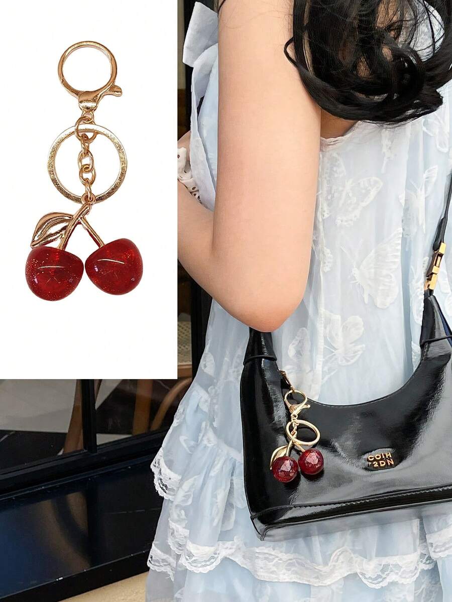 Cherry Pendant, New Large Cherry Crystal Pendant