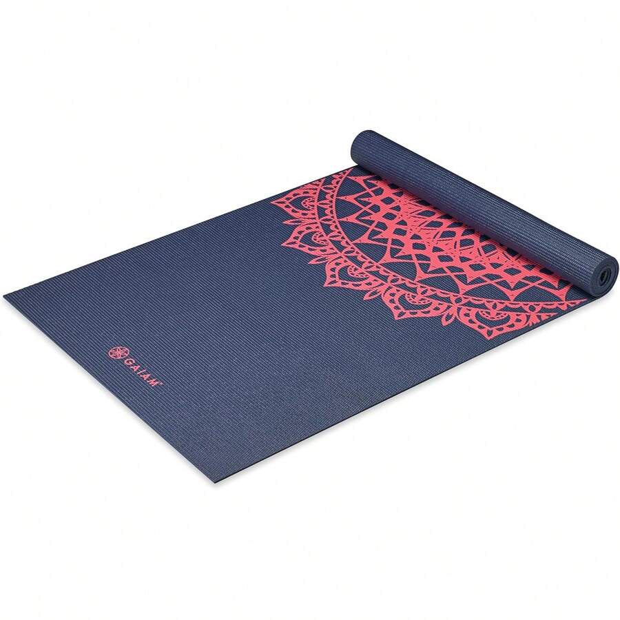 Gaiam Print Yoga Mat, Non Slip Exercise & Fitness Mat