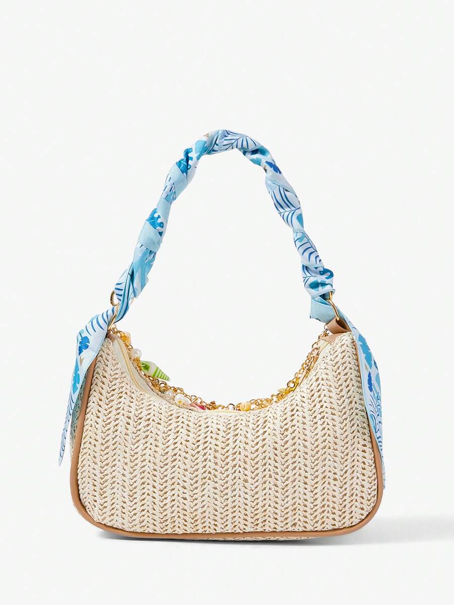 Viva Strut Summer Seaside Vacation Straw Bag