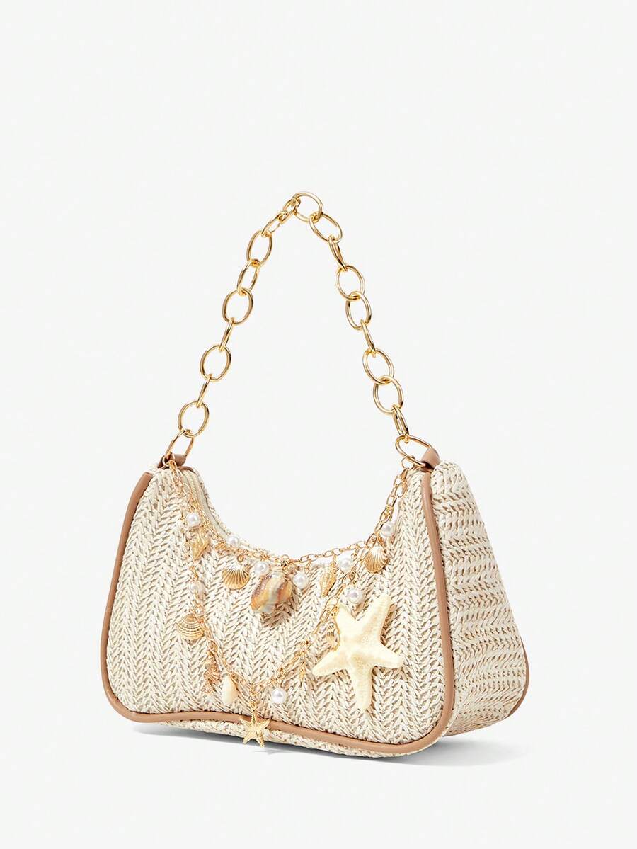 Viva Strut Summer Seaside Vacation Straw Bag