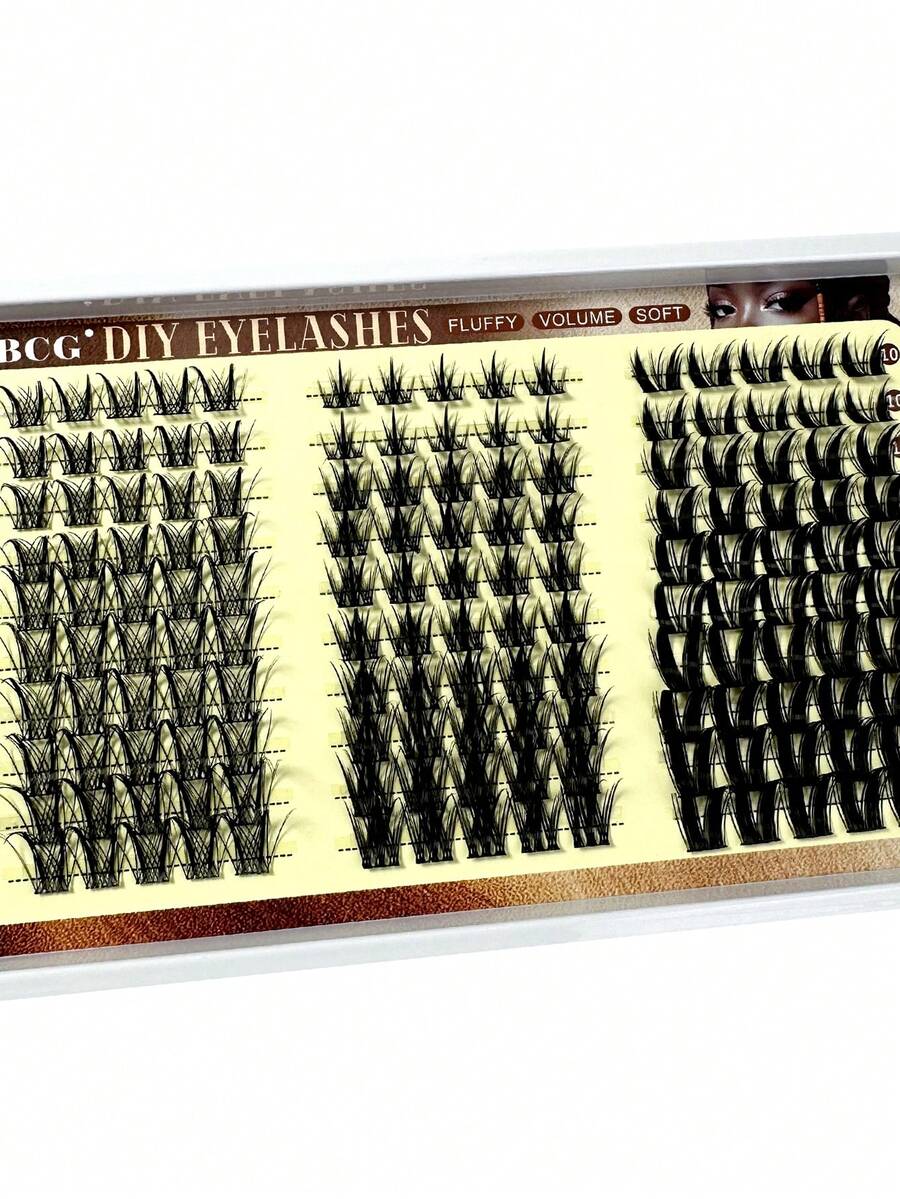 32pcs/10pcs C-Curl Flirty Fairy False Eyelash Clusters