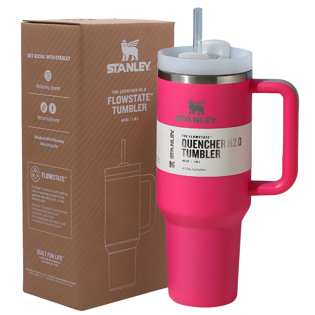 Stanley Hot Pink Tumbler 40oz