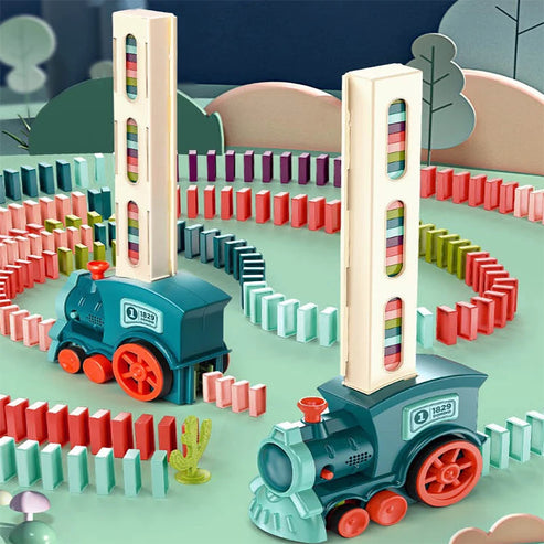 Domino Train Creative Stacking Educational Toy