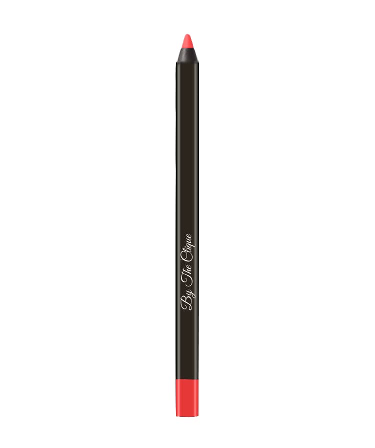 By The Clique Premium Matte On Fire Orange Red Lip Liner and Hydrating Lipstick Remover Set