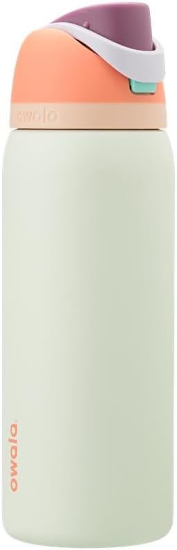 Owala FreeSip Insulated Stainless Steel Water Bottle with Straw for Sports, Travel, and School BPA-Free Sports Water Bottle, 40 oz, Surfs Edge