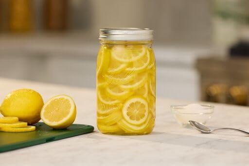 Ball Wide Mouth Glass Mason Jars with Lids and Bands, Used for Canning, Pickling, Juice, Jam, Jelly, Quart Size 32 Ounce (Pack of 2)