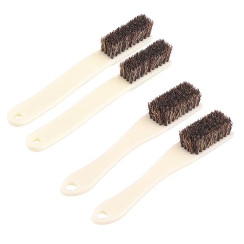 2pcs Long Handle Firm Bouldering Brush Bouldering Brush with Thick Hairs Bristles Tool Firm - color: Brown Large
