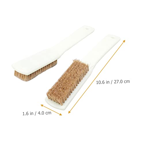 Homoyoyo 2pcs Bouldering Brush Sturdy Boar Hair for Rock Cleaning Scrubbing Tool for Outdoor Climbing and Bouldering Activities