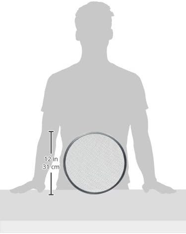 New Star Foodservice 50950 Restaurant-Grade Aluminum Pizza Baking Screen, Seamless, 12-Inch, Pack of 6