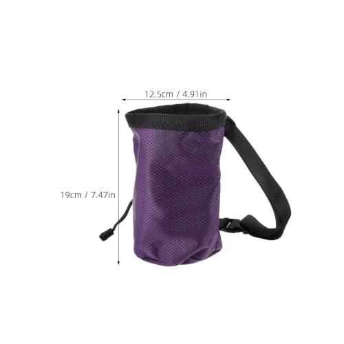 Large Capacity Outdoor Climbing Chalk Bag Made of Sturdy Oxford Cloth and Soft Fleece, Designed to Prevent Slipping and Enhance Grip for Rock Climbing and Bouldering Activities