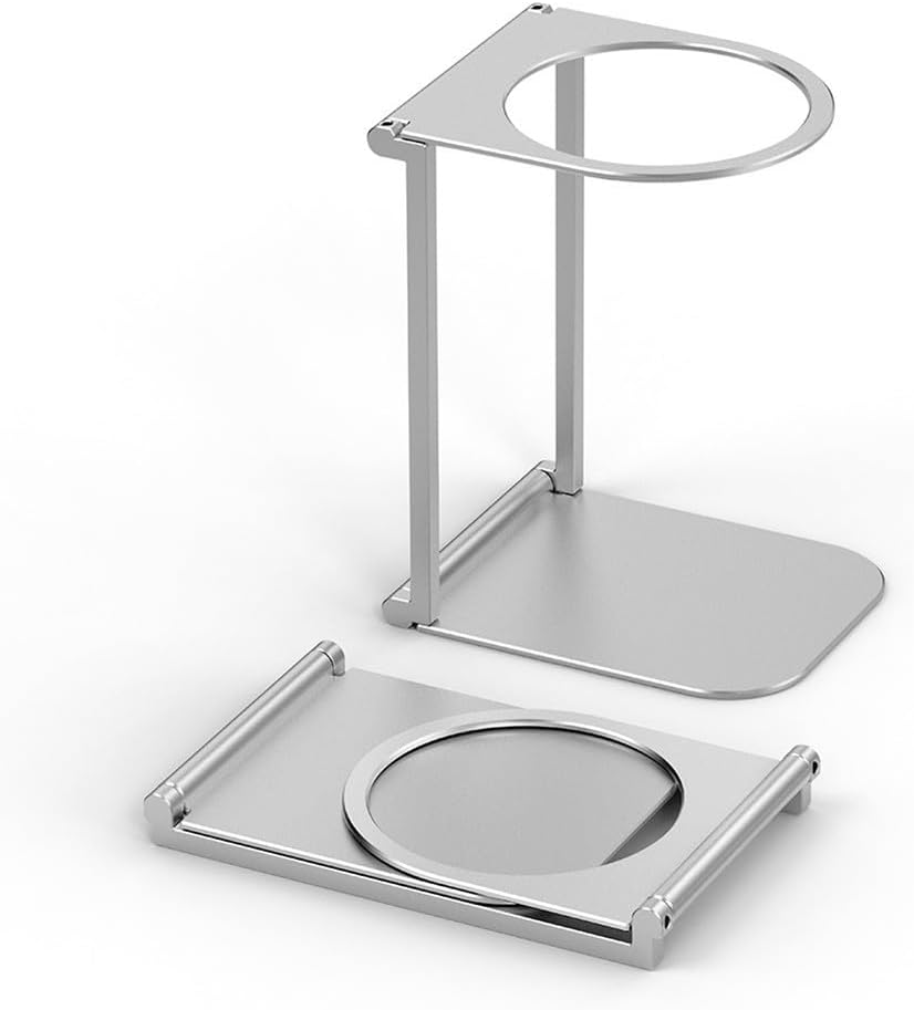 Foldable Aluminum Coffee Dripper Holder Rack, Coffee Dripper Stand, Stainless Steel Portable Coffee Machine Stand, Pour Over Coffee Stand Easy To Carry For Travel