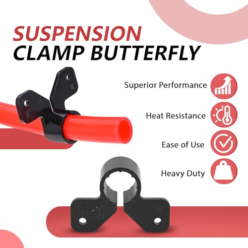 500-Pack EFIELD 1-inch Suspension Pipe Clamps For Pex, Copper, CPVC Pipe, (PPSU1807174-500PCS) - size: 1''-P500, style: Suspension