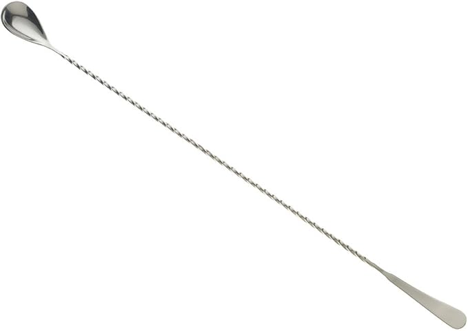 Barfly M37011 Standard Bar Spoon, Japanese Style 17 1/8" (43.5 Cm), Stainless Steel
