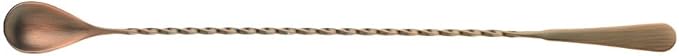 Barfly M37010ACP Bar Spoon, Japanese Style 13 3/16" (33.5 cm), Antique Copper